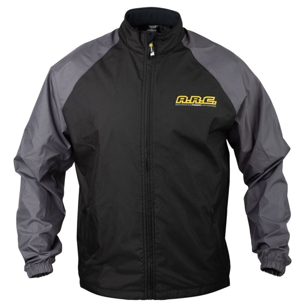 A.R.C Advanced Rider Coverage Men's Grey Packable Jacket Size L Backcountry